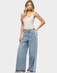 EDIKTED Cailin Contrast Panel Low Rise Baggy Jeans image number 4