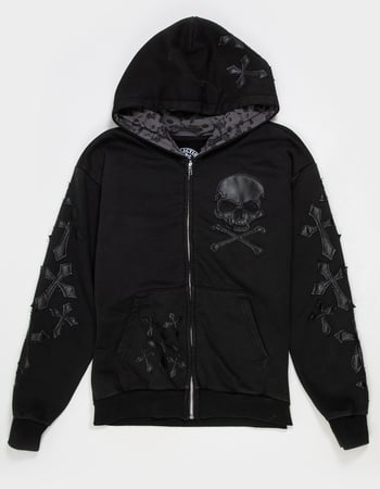 AFFLICTION Tompson Mens Zip-Up Hoodie Alternative Image