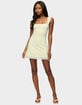EDIKTED Nairobia Textured Mesh Mini Dress image number 1