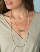 WEST OF MELROSE Marble Layered Necklace image number 1