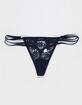FULL TILT Strappy Side Lace Thong image number 2