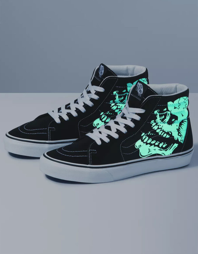 VANS TM Glow Skulls Sk8-Hi Shoes image number 1