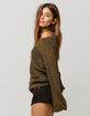BILLABONG Rolled Up Womens Off The Shoulder Sweater image number 2