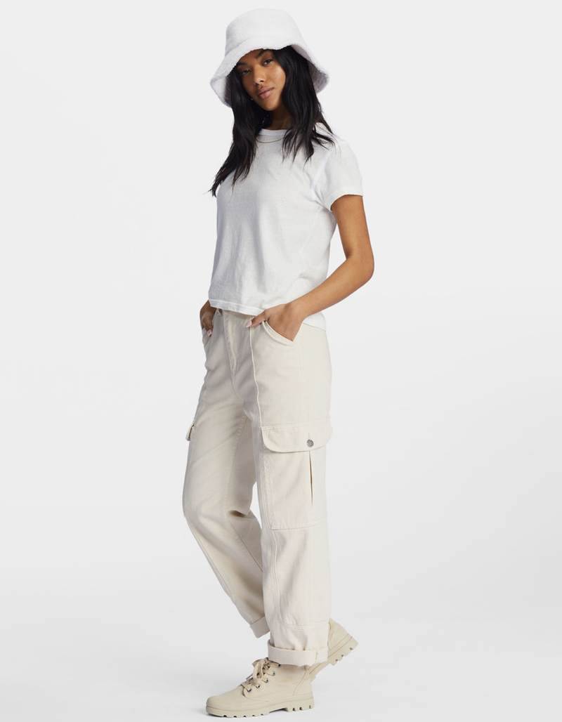 BILLABONG Wall To Wall Womens Denim Cargo Pants image number 1