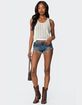 EDIKTED Keziah Sheer Ladder Knit Top image number 2