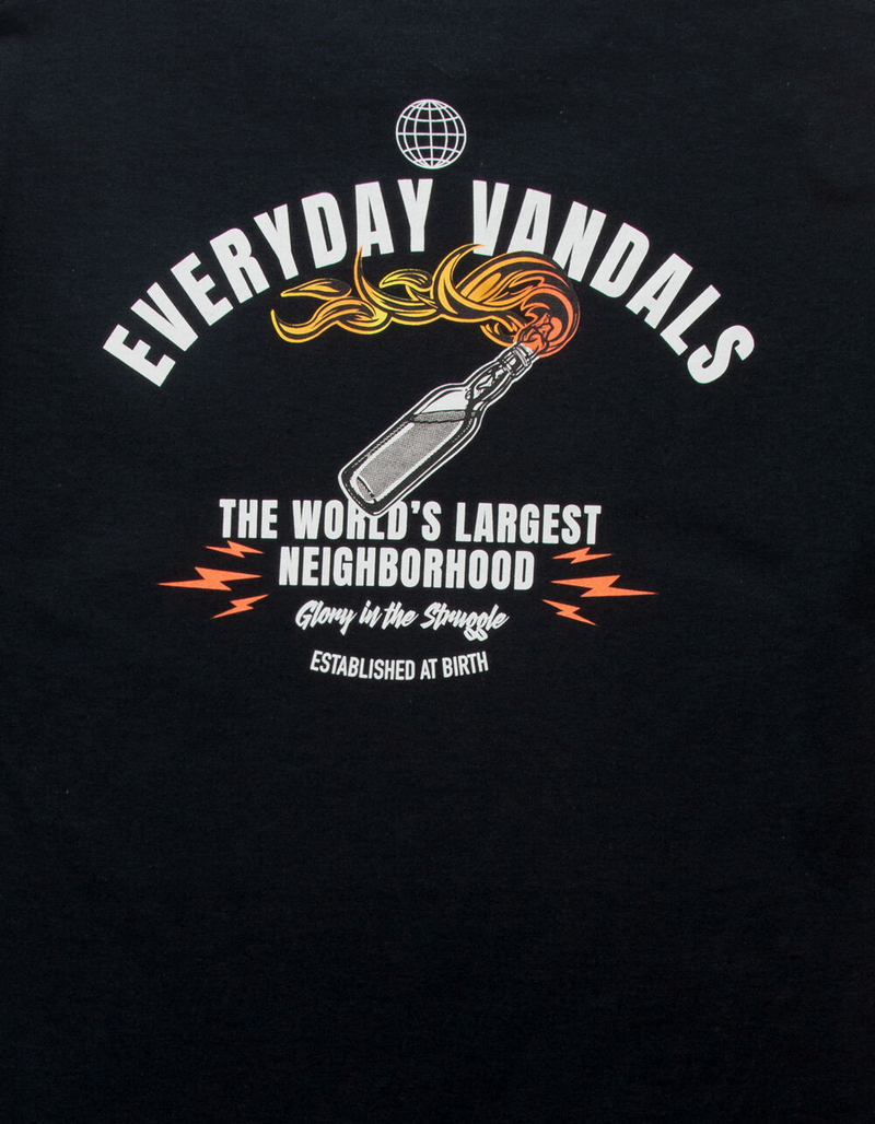 EVERYDAY VANDALS Neighborhood Mens Tee image number 2
