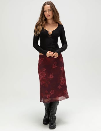 FULL TILT Hardware Womens Long Sleeve Top Alternative Image