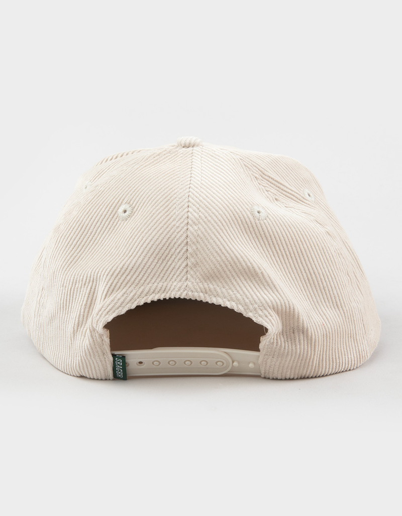 SEAGER Los Rios Corduroy Snapback Hat - GREEN COMBO