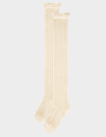 FREE PEOPLE Misty Net Pointelle Womens Tall Socks Primary Image