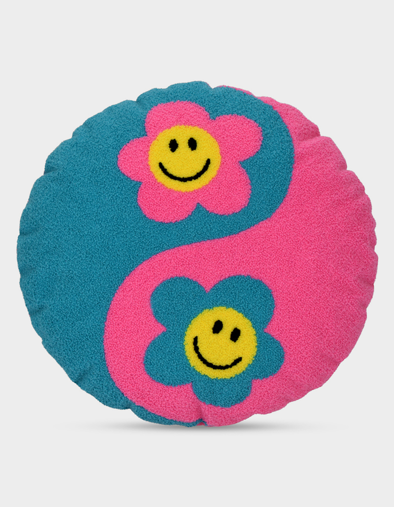 ISCREAM Yin Yang Daisy Chenille Pillow image number 0