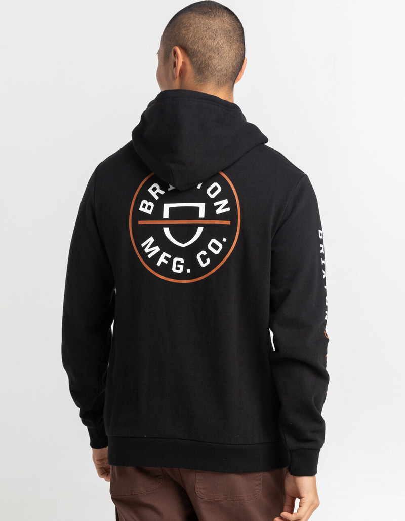 BRIXTION Crest Mens Hoodie image number 2