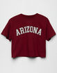 FULL TILT Arizona Womens Crop Tee image number 1
