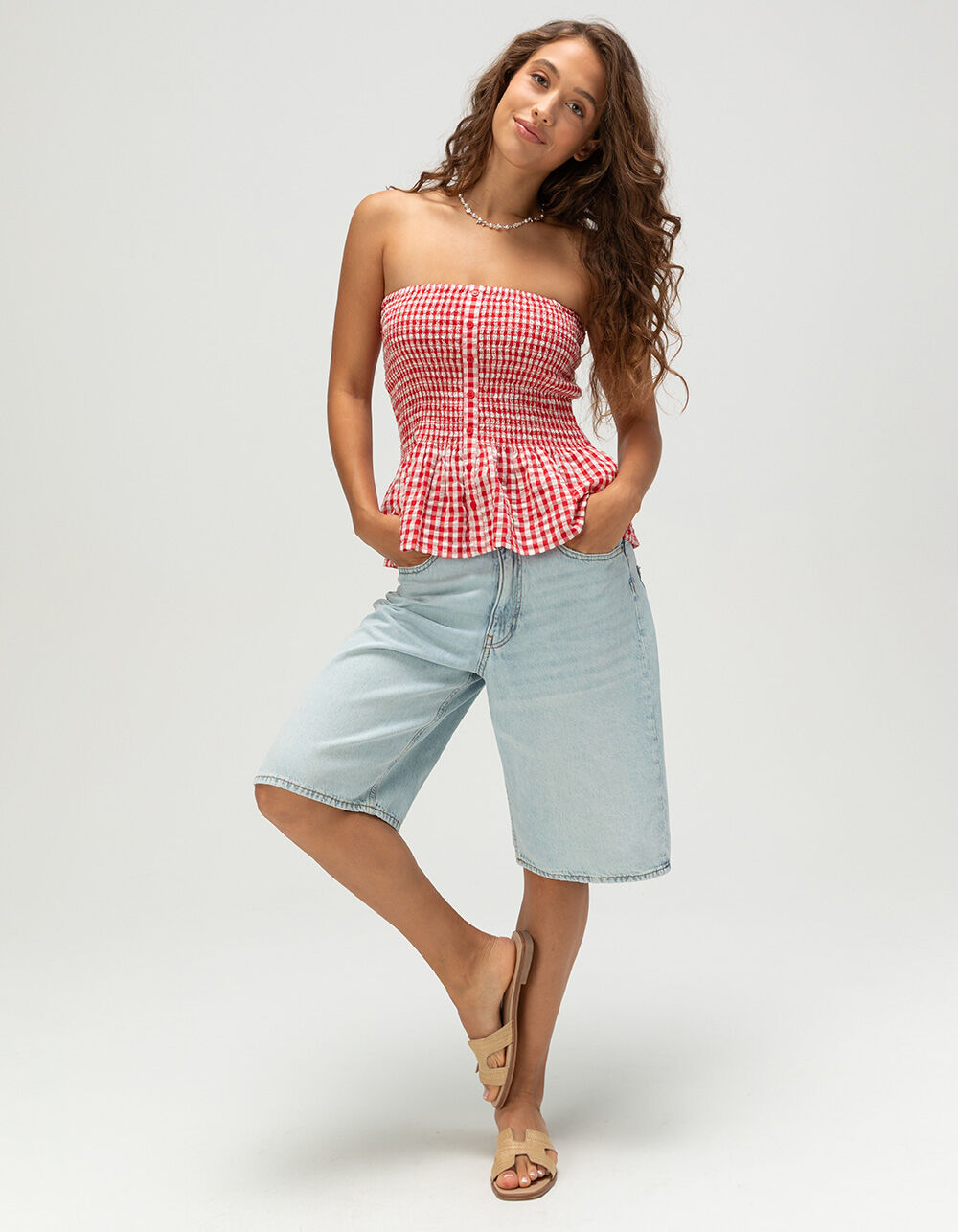 JJXX Erin Womens Baggy Jorts - DENIM - L | Tillys