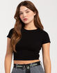 BOZZOLO Womens Cropped Tee image number 1