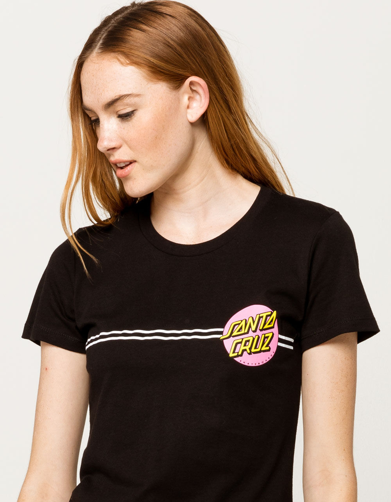 SANTA CRUZ Other Dot Black Womens Tee image number 1