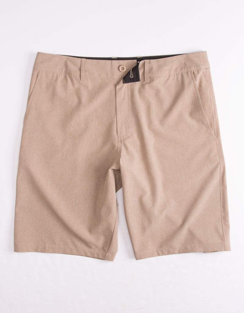 VALOR Drift Khaki Mens Hybrid Shorts image number 0