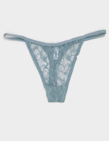 FULL TILT All Over Floral Lace Thong Primary Image