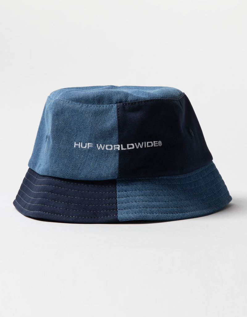 HUF Block Out Blue Mens Bucket Hat image number 0