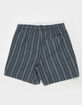 RSQ Mens Stripe Pull On Shorts image number 7
