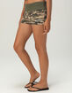 VON DUTCH Camo Womens Low Rise Micro Shorts image number 3