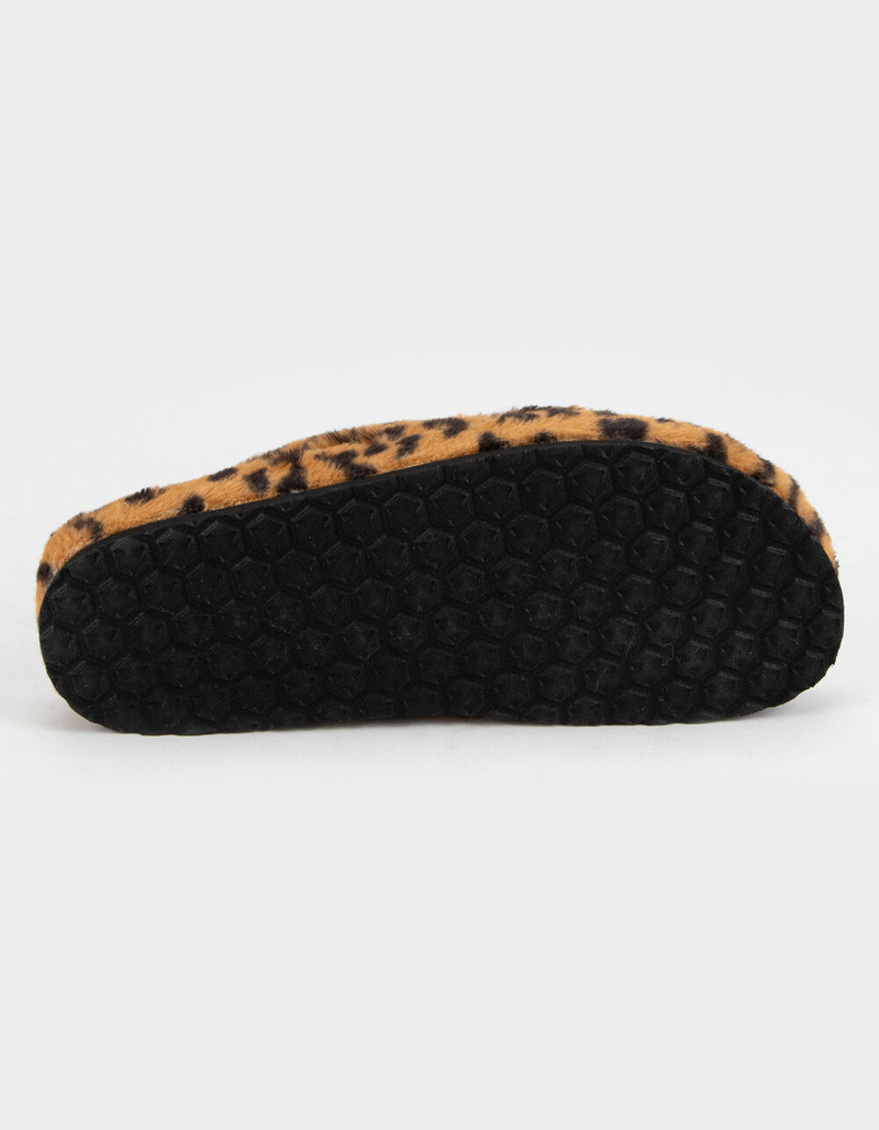 STEVE MADDEN Fuzed Womens Leopard Slippers image number 3