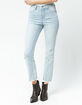 RSQ Sydney Crop Light Blast Womens Ripped Flare Jeans image number 3