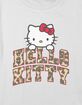 HELLO KITTY Animal Print Arch Girls Crop Tee image number 2
