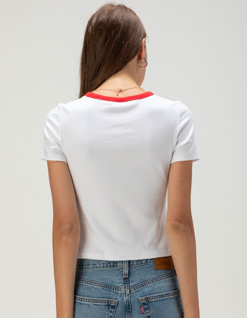 LEVI'S Love In Womens Crop Ringer Tee image number 3