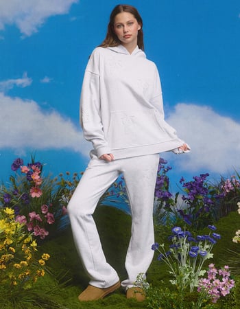 FULL TILT Palm Applique Womens Bootcut Sweatpants Primary Image