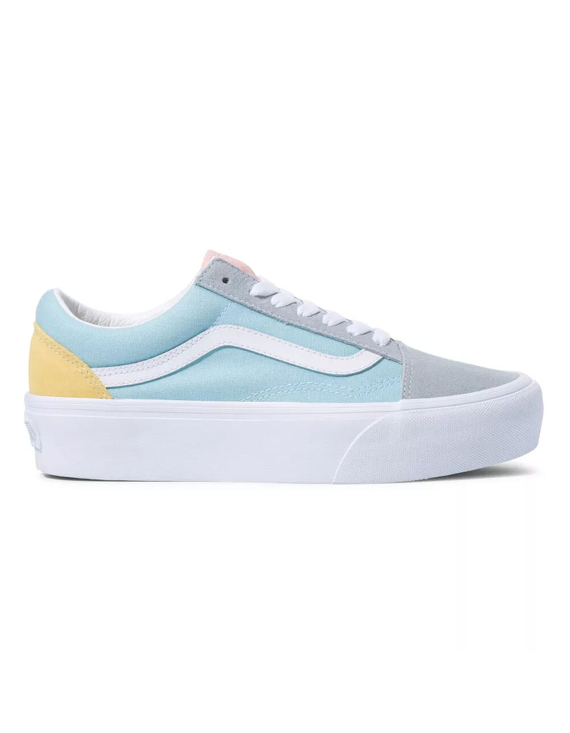 VANS Color Block Old Skool Womens Shoes image number 1
