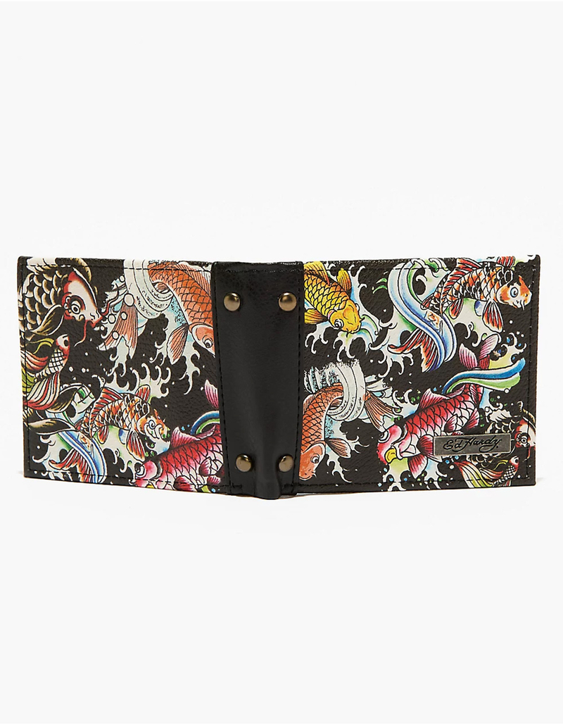 ED HARDY Metal Stud Wallet image number 2