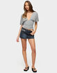 EDIKTED Nicole Studded Denim Mini Skirt image number 4