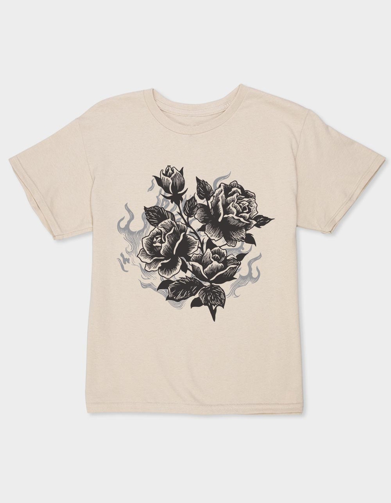ROSE Flames Unisex Kids Tee image number 0