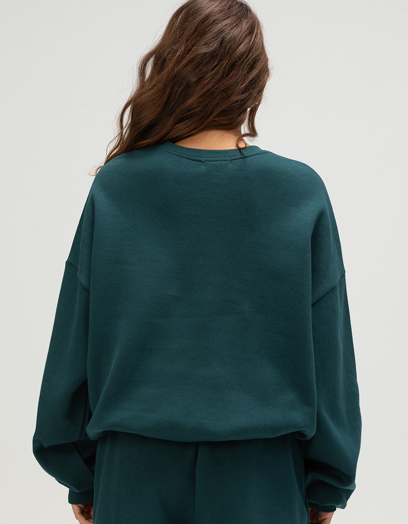 FULL TILT LA Patchwork Womens Crewneck Sweatshirt image number 4