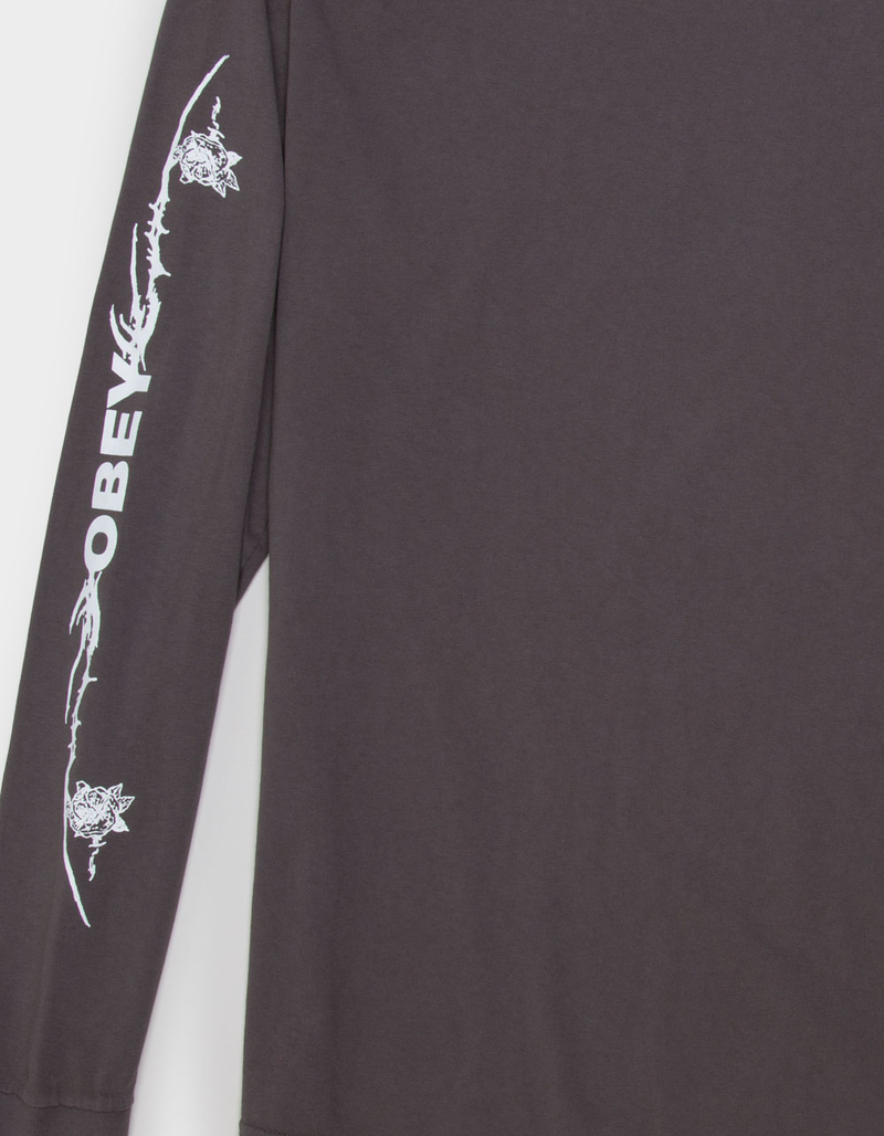 OBEY Tribal Rose Mens Long Sleeve Tee image number 1