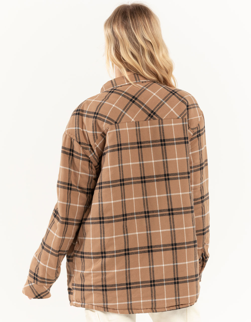 FIVESTAR GENERAL CO. Womens Plaid Shacket image number 2
