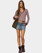 EDIKTED Kadia Striped Hooded Top image number 5