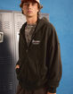 BRIXTON Banger Mens Oversized Zip-Up Hoodie image number 6