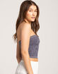 TILLYS Seamless Textured Lace Womens Tube Top image number 2