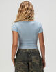 TILLYS Butter Soft Womens Square Neck Tee image number 4