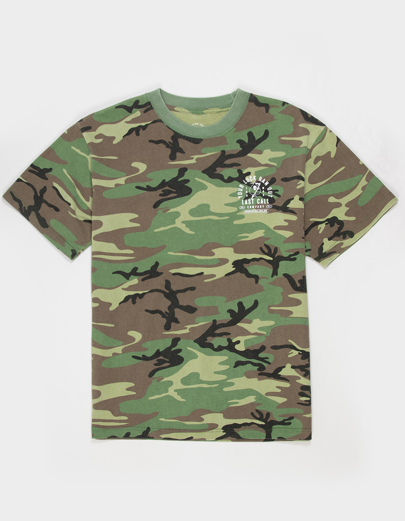 LAST CALL CO. Luck Ran Out Mens Tee image number 1