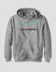 DESTINATION Los Angeles California Palms Unisex Kids Hoodie image number 1