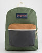 JANSPORT Exposed Muted Green & Soft Tan Backpack image number 1