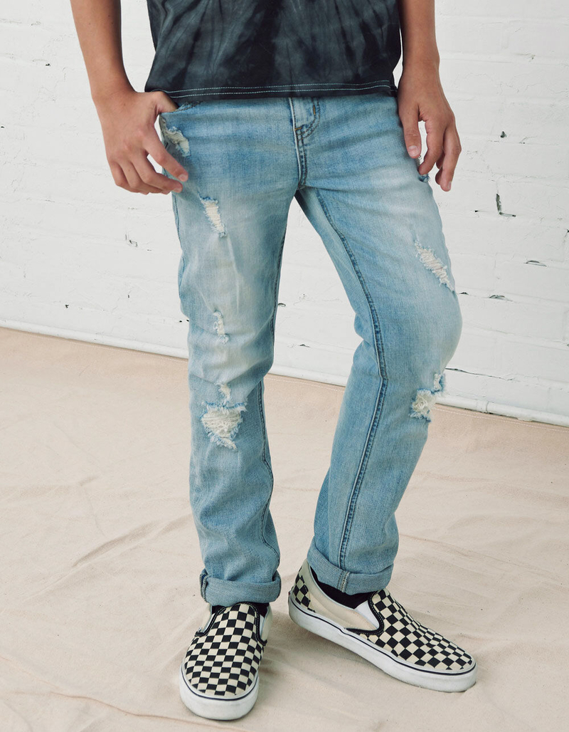 RSQ Boys Super Skinny Destroyed Jeans image number 1