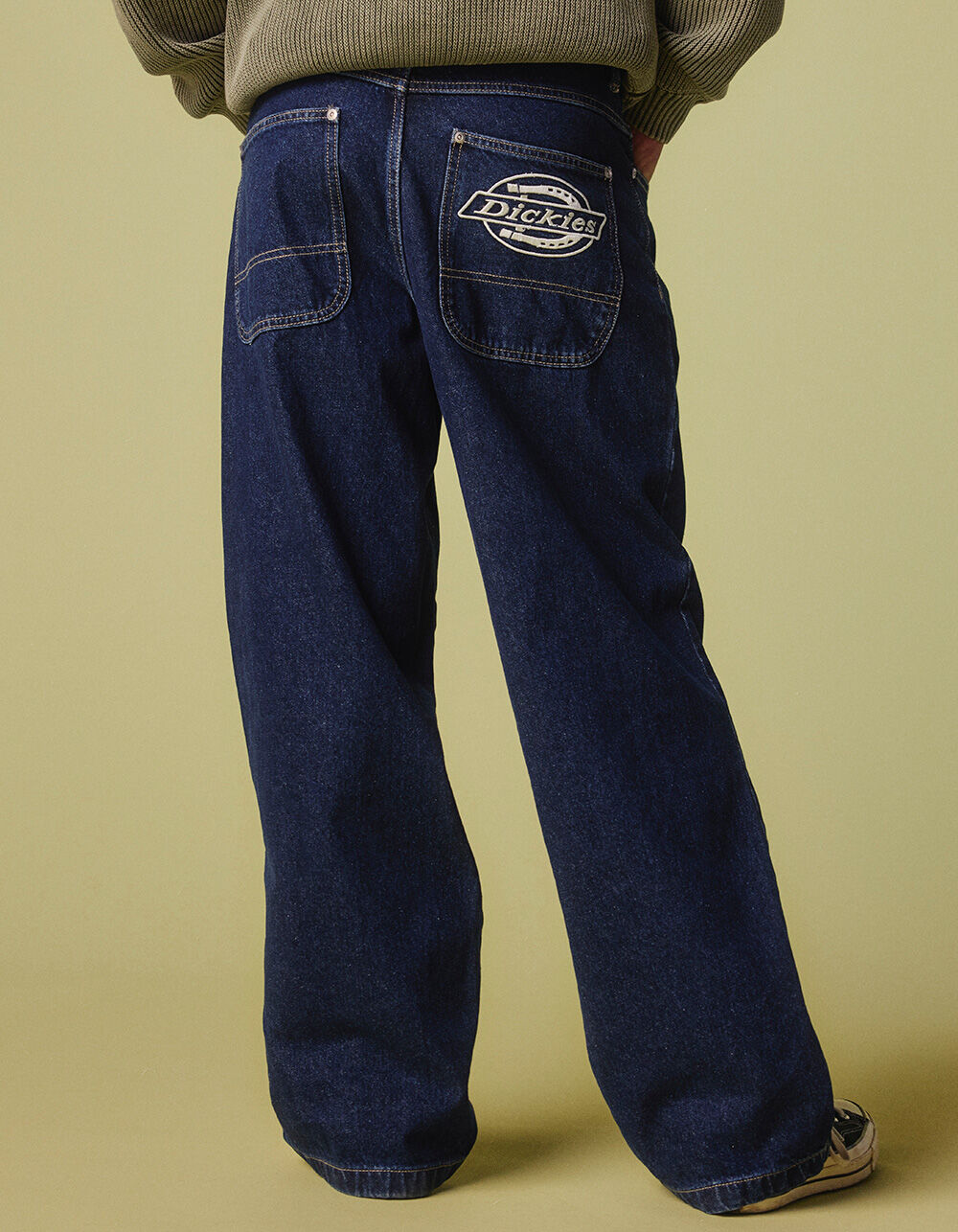 DICKIES Hilham Mens Baggy Jeans - Dark Wash | Tillys