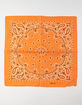 Orange Paisley Bandana image number 2