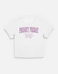 FREAKY FRIDAY Fortune Cookies Womens Baby Tee image number 1
