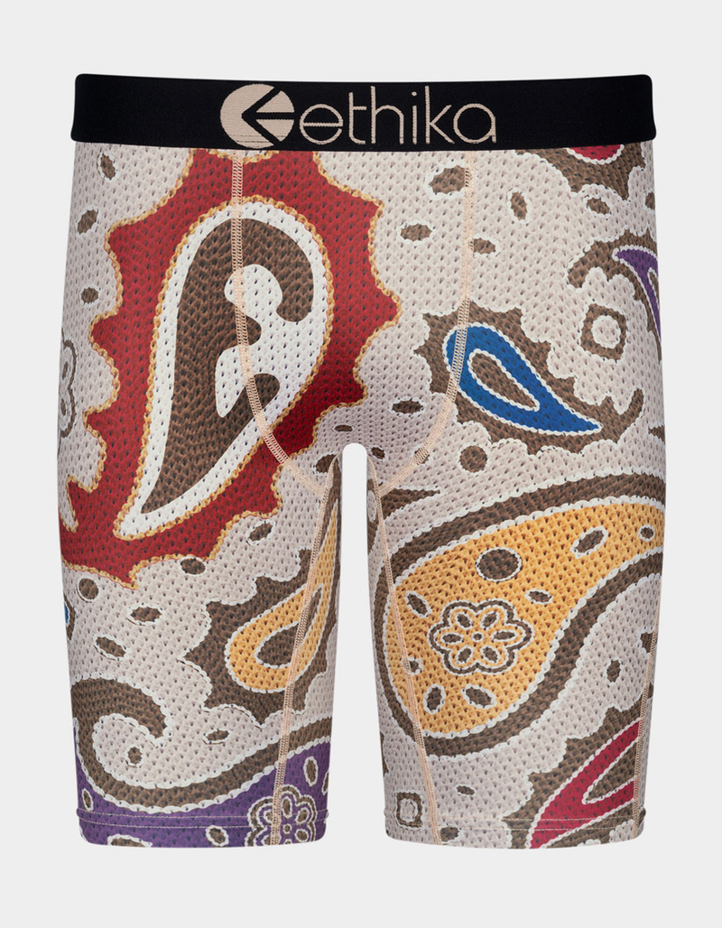 ETHIKA E Paisley Staple Boys Boxer Briefs image number 0