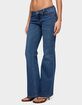 EDIKTED Vania Ultra Low Rise Bootcut Jeans image number 2