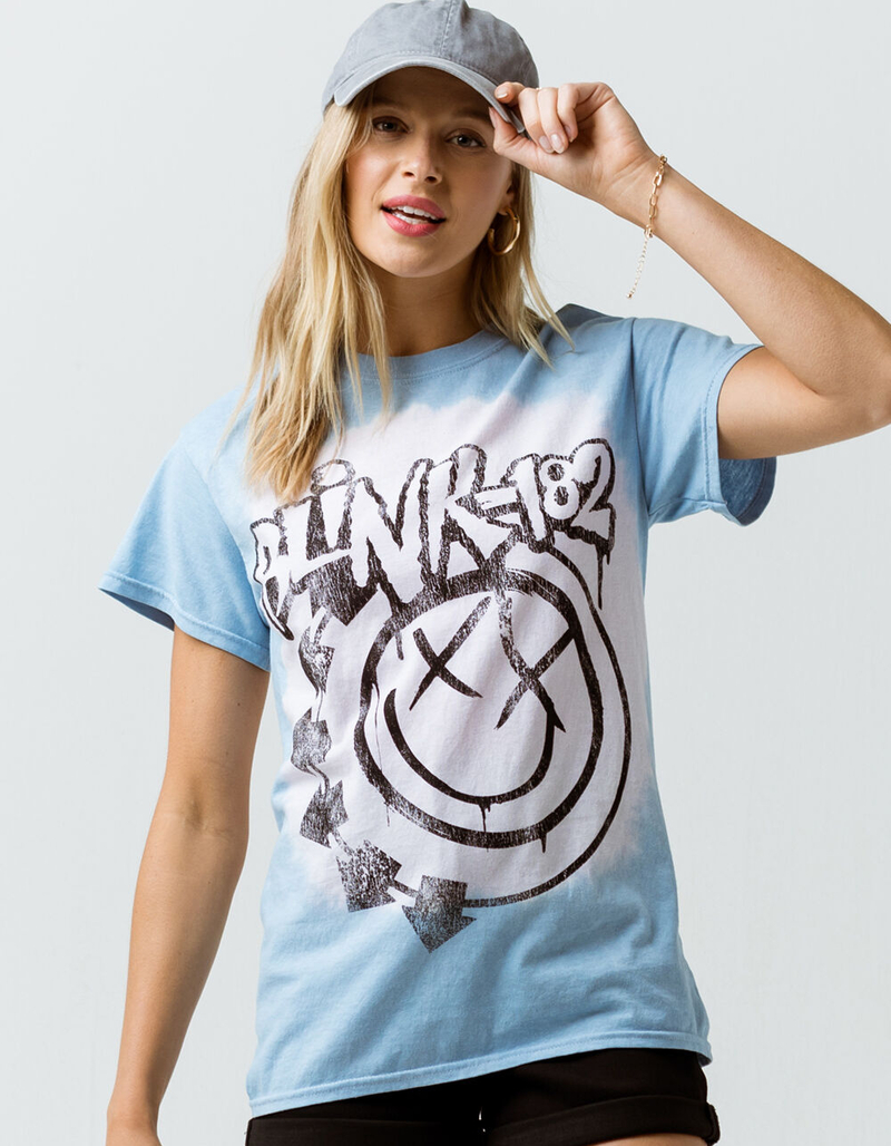 GOODIE TWO SLEEVES Blink-182 Tie Dye Womens Oversized Tee image number 0